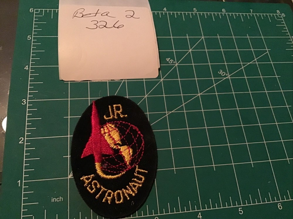 Vintage Jr Astronaut Patch NASA Space