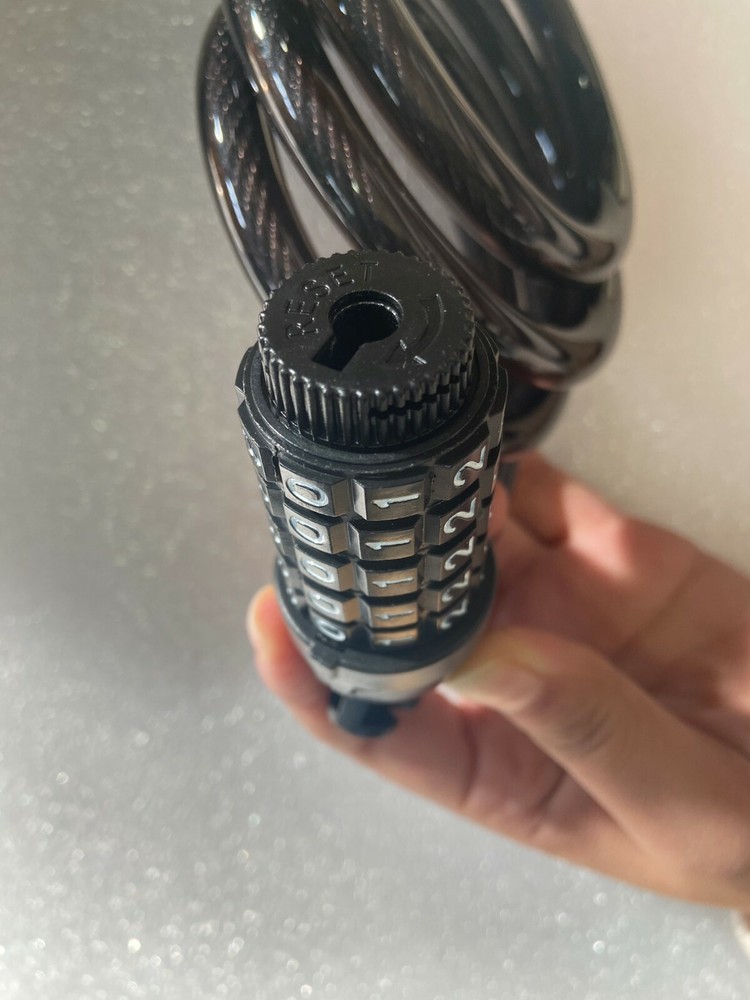 5 Digit Password Bicycle Chain Lock Cable Lock 47" Long