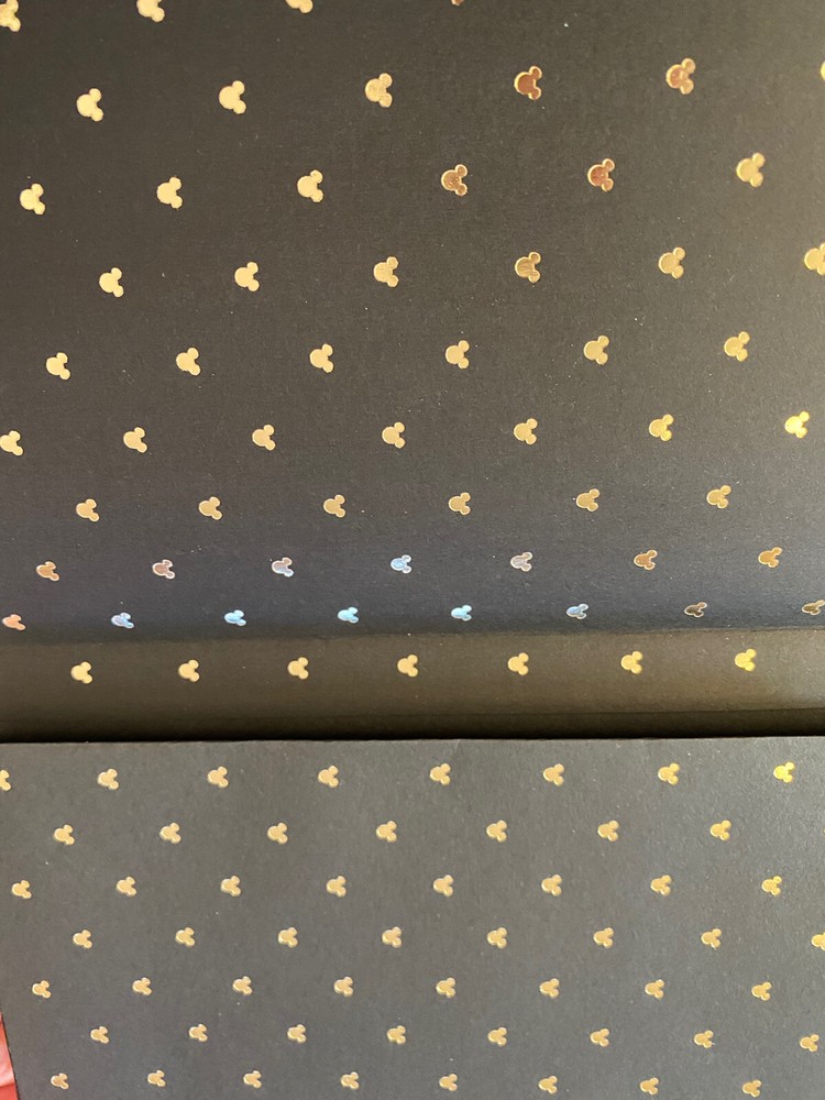 NEW DISNEY MICKEY MOUSE ICONIC BLACK & GOLD ULTIMATE JOURNAL BOOK BNWT NOTEBOOK
