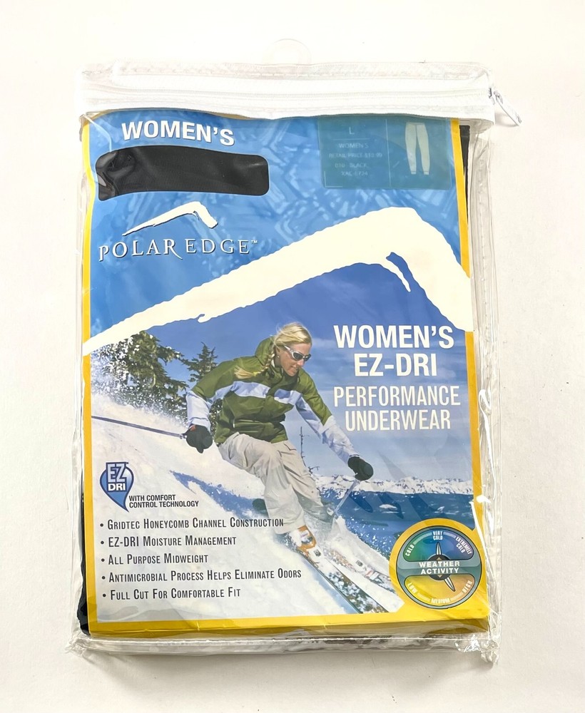 Women's Polar Edge EZ- Dri Performance Underwear Base Layer Skiing Size Large