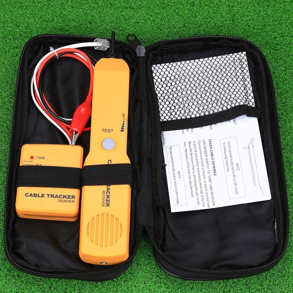 Professional Cable Finder & Tone Generator Tool - Battery Powered Tracker