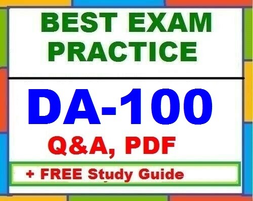 DA-100  Analyzing Data with MS Power BI - BEST EXAM Q&A + STUDY GUIDE-2026!