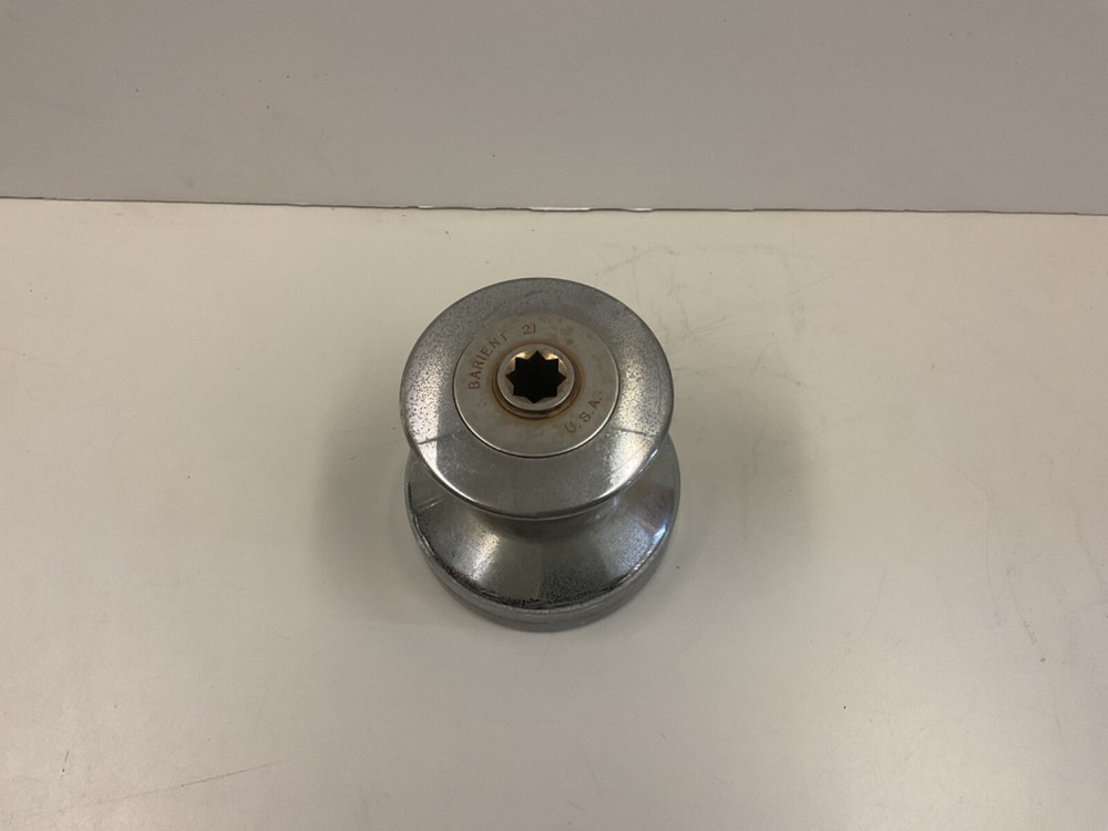 Barient #21 Two Speed Chrome Plated Bronze Winch