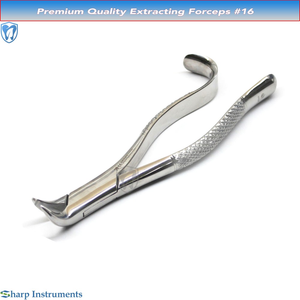 #16 Extracting Forceps Mandibular Lower Cowhorn Extraction Surgical Instruments