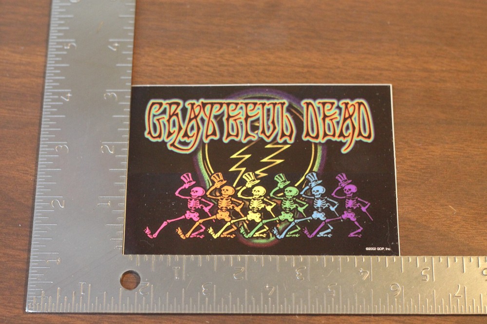 NEW GRATEFUL DEAD DANCING SKELETONS STICKER