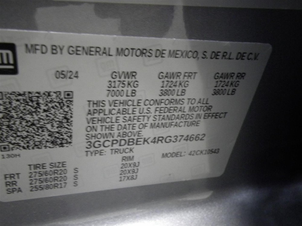 Chevrolet Silverado 1500 Pickup 2021-2024 Transmission Control Module 7142