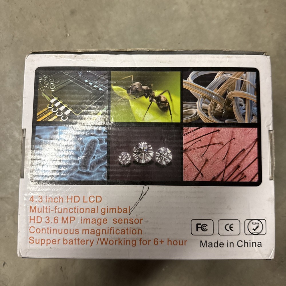 Portable LCD Digital Microscope HD Color CMOS Sensor – Model E4407US