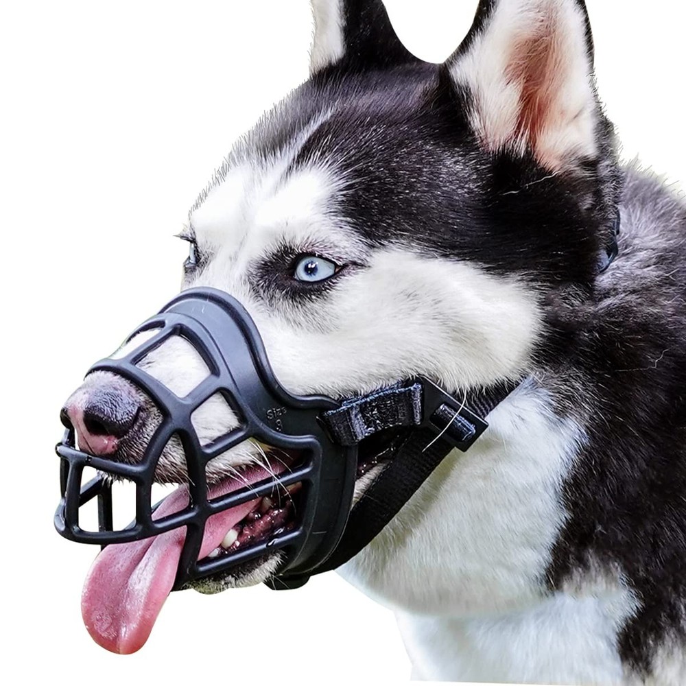 Dog Muzzle, Basket Muzzle Anti Biting Chewing, Sturdy Lightweight Cage Mouth ...