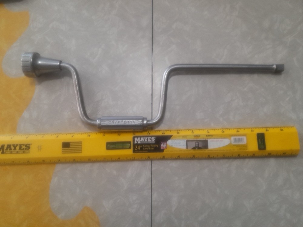 Vintage Craftsman 20" -1/2" Drive Socket Hand Drill Auger