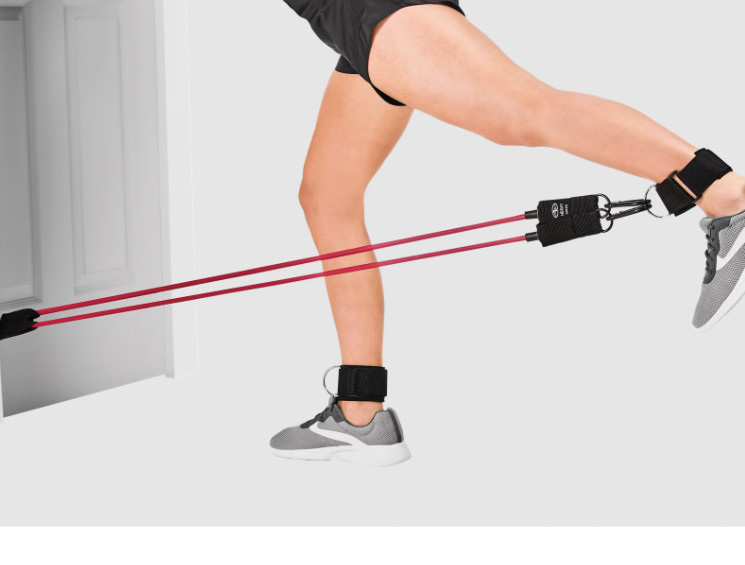 Athletic Works Resistance Tube Kit – Strength Training Exercise Bands Set