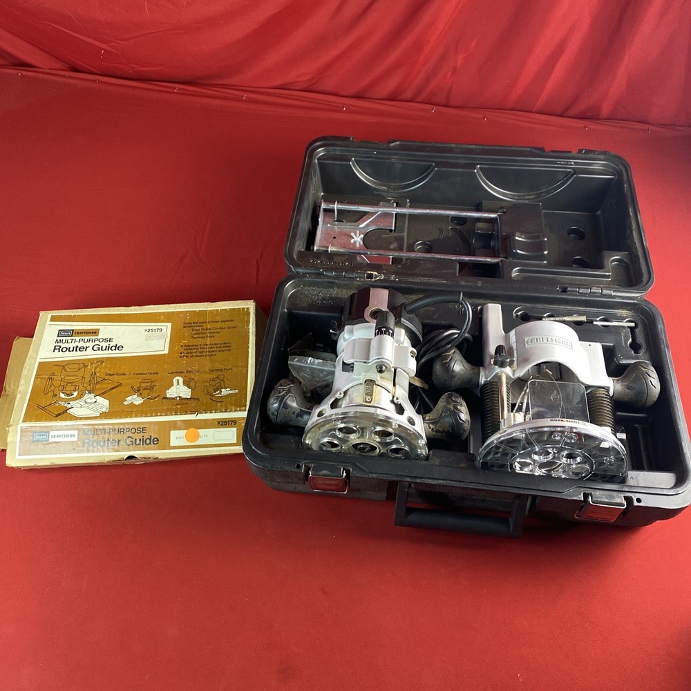 Craftsman (320.17543) Variable Speed Router Combo Kit W/Guide And Case!