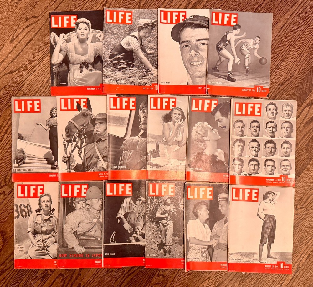 Vintage TIME Magazines 1937-1991