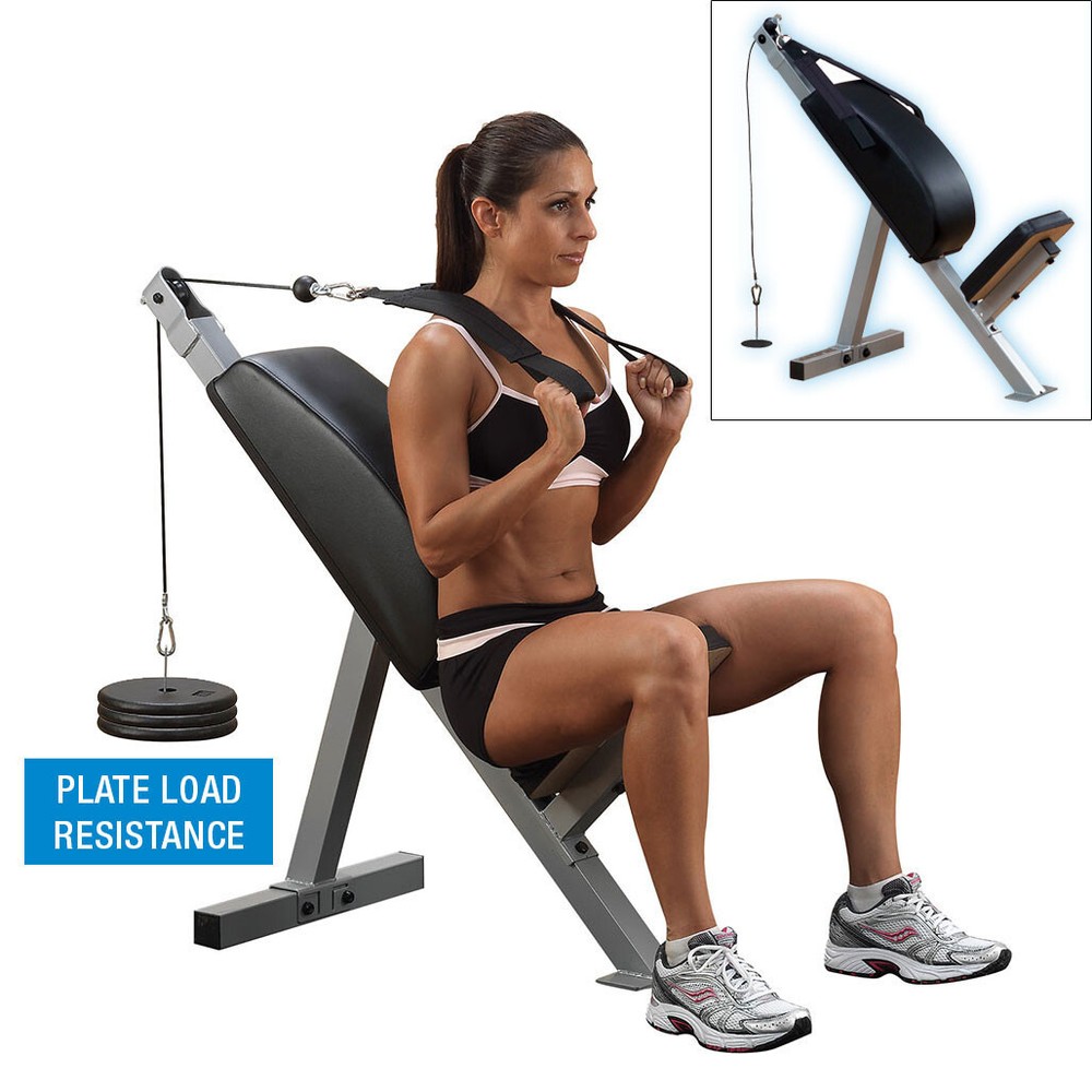 Powerline Plate Load Ab Crunch Bench