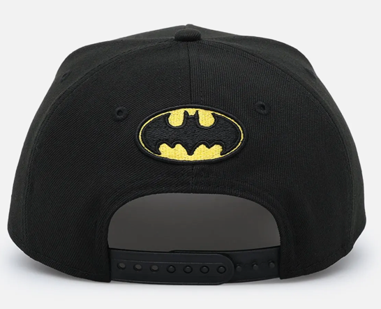 Batman Cape DC Comics New Era 9Forty A Frame Snapback Cap Hat - Black