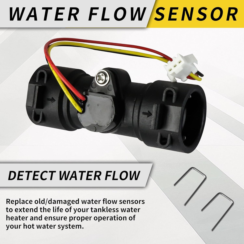Water Flow Sensor Replacement for Gas Tankless Water Heater and CAMPLUX Ranei...