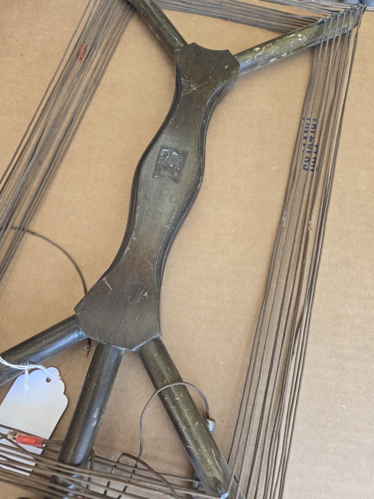 Antique Wood Loop Antenna