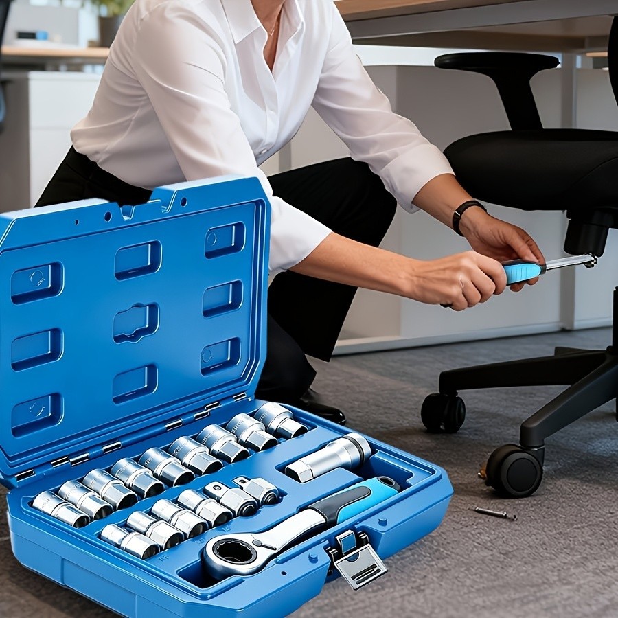 17pcs Pass Through Socket Set