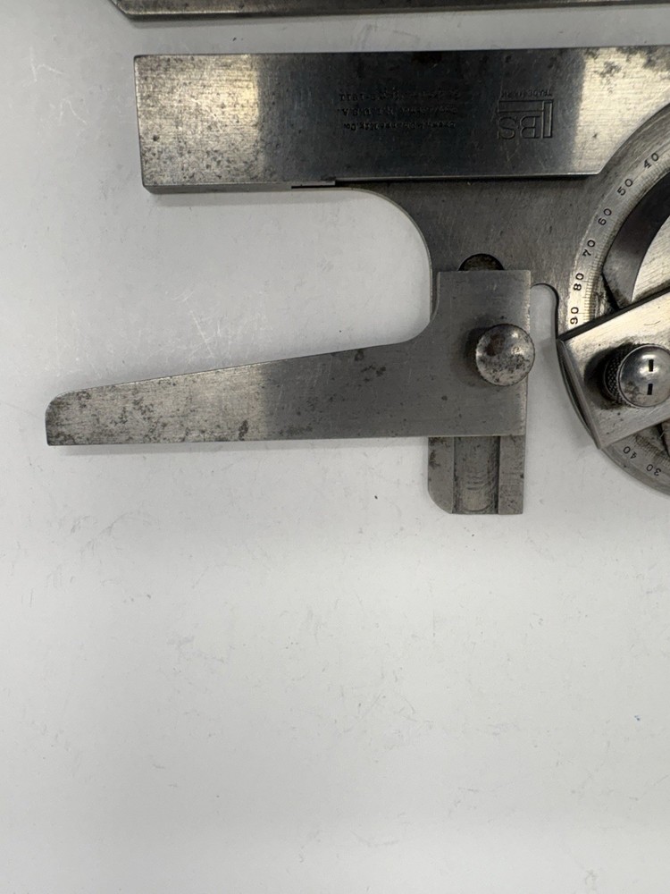 Brown And Sharpe Bevel Protractor