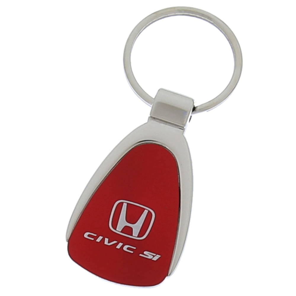 Honda Civic SI Tear Drop Key Ring (Red)