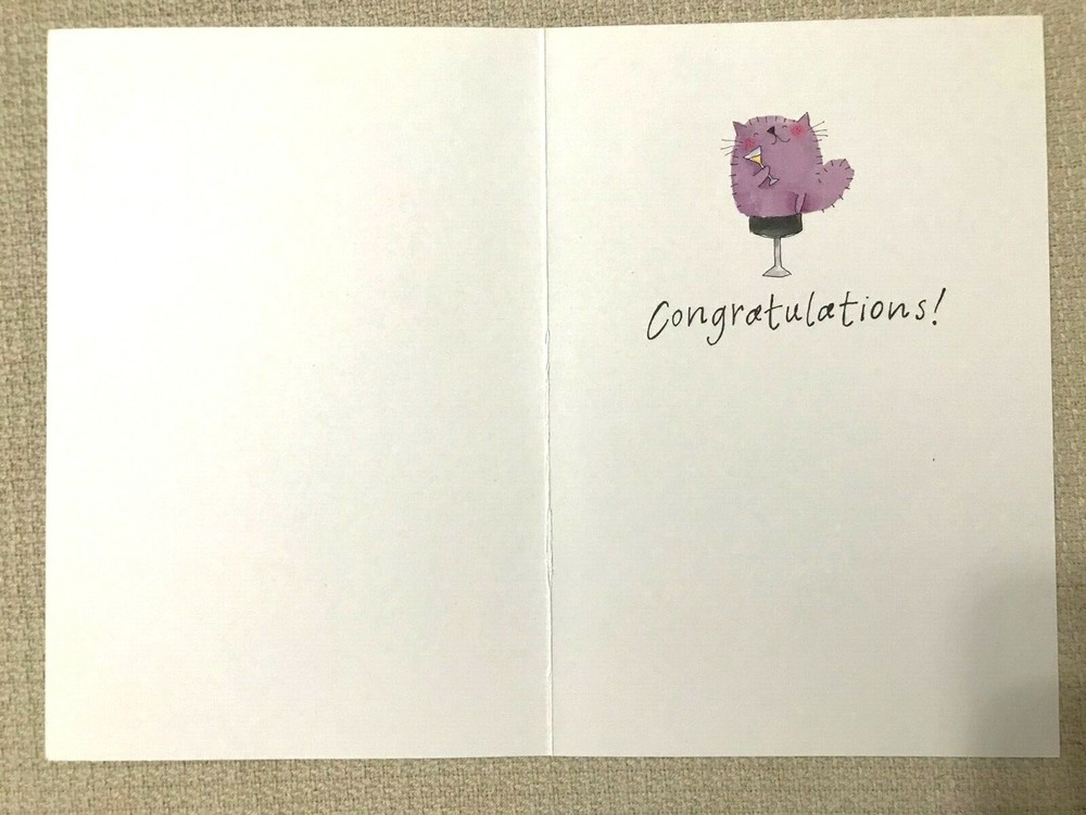 Renaissance Congratulations Greeting Card "Congratulations"- NEW (A43)