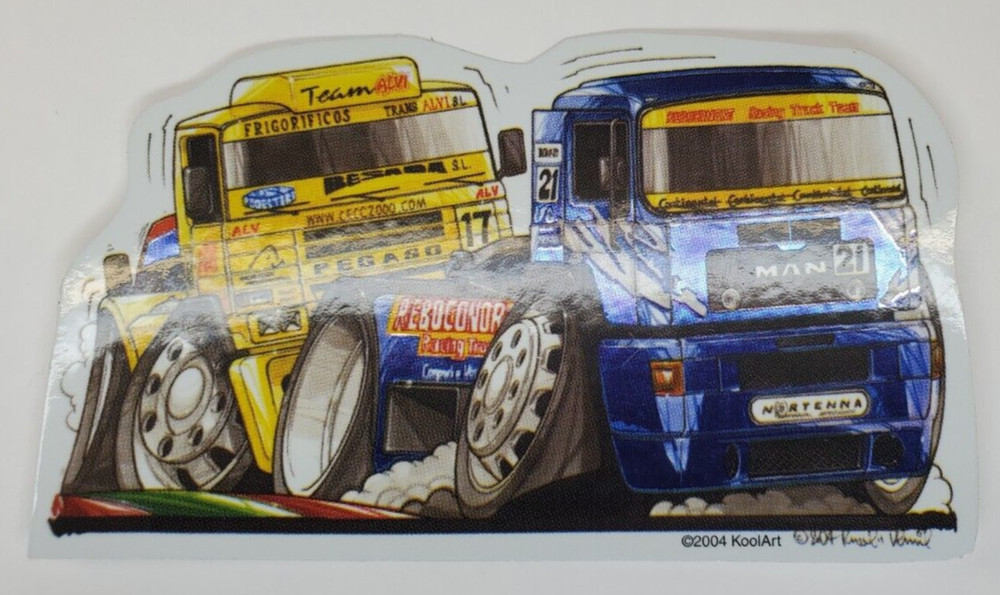 Vending machine stickers Hardworkin Trucks KoolArt Complete set 1-15 2004