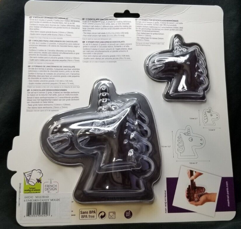 Mastrad Unicorn Molds