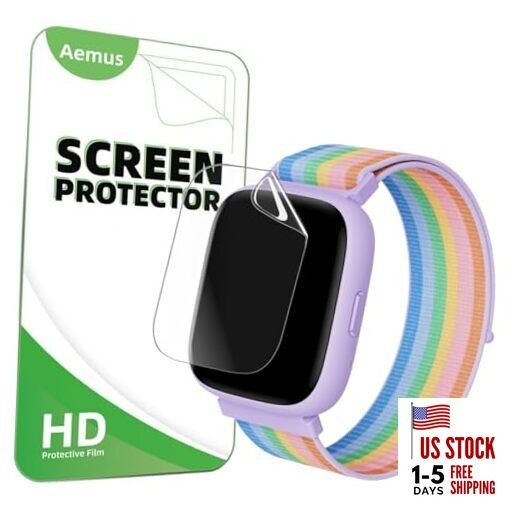 Screen Protector Compatible for BIGGERFIVE BRAVE 2 Smart Watch 1.8" (6 Pack)
