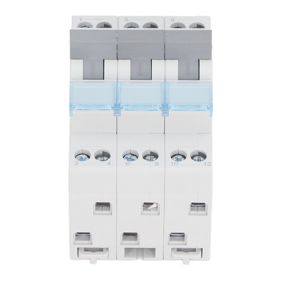 Manual Transfer Switch DIN Rail Mount 3P Interlock Circuit Breaker Switch Part