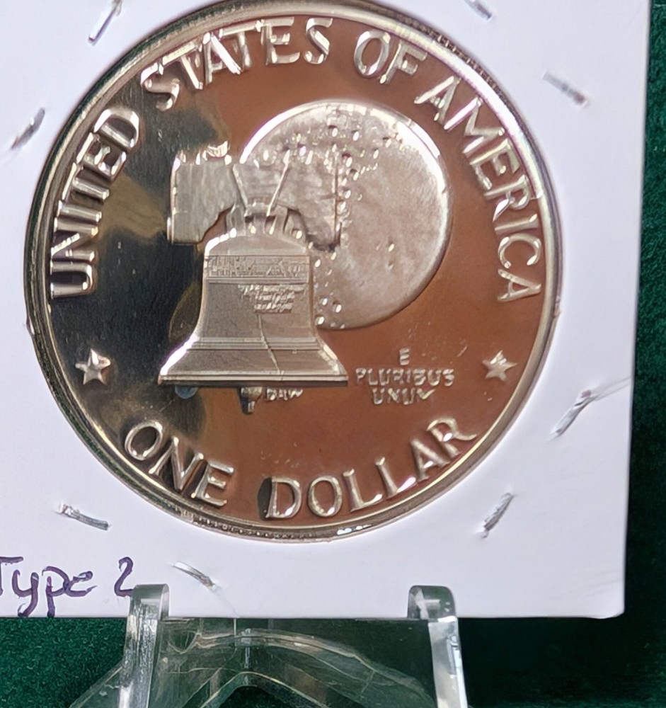 1976-S Eisenhower Dollars Uncirculated Type 1 & Type 2