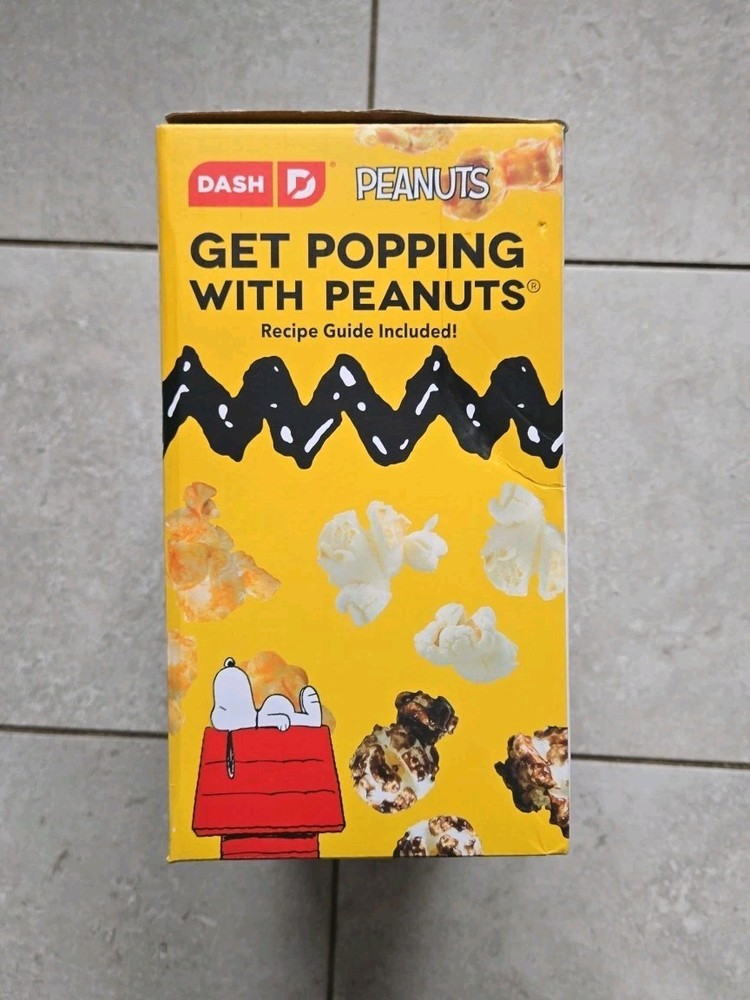 New Peanuts x Dash Popcorn Maker -New & unopened