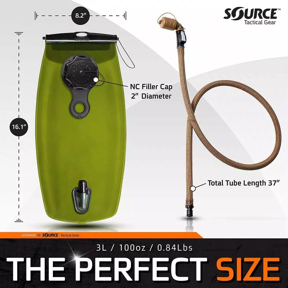 Source Tactical WXP 3L (100 oz) Hydration Bladder