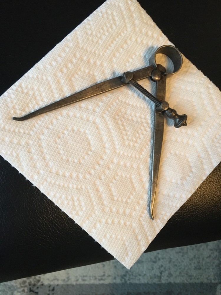 Vtg Moore & wright spring divider measuring tool england made