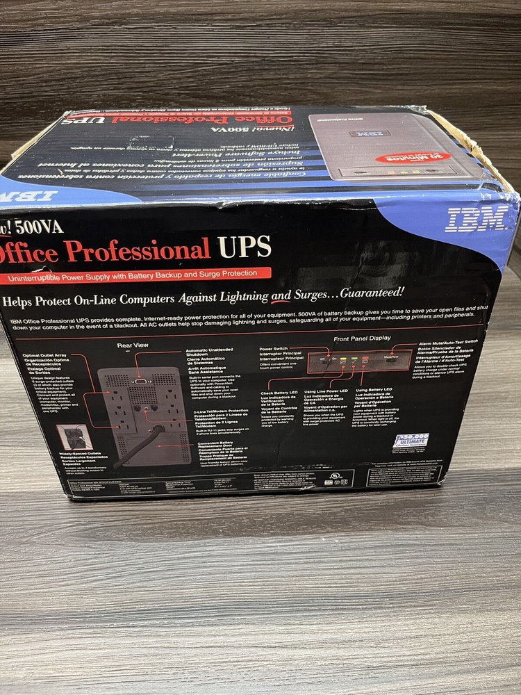 IBM Office Professional UPS 500VA *NEW*