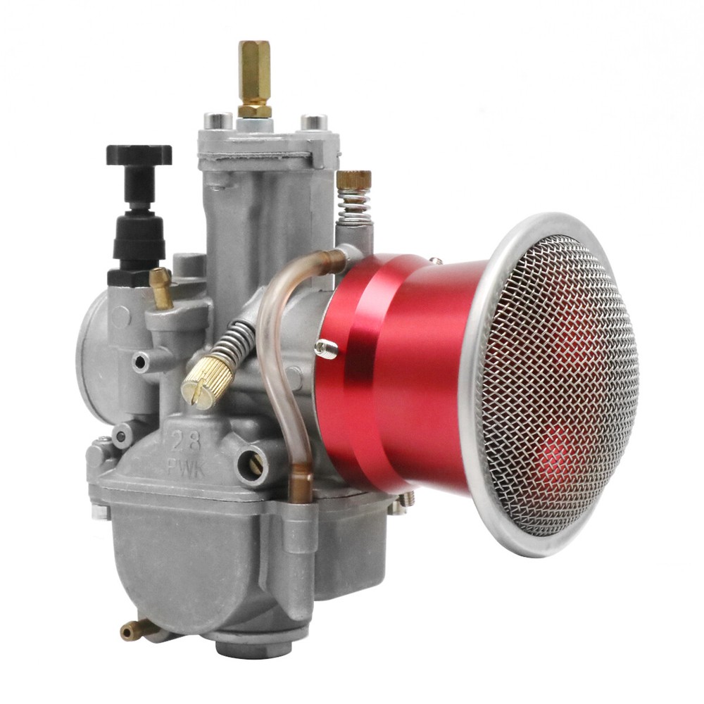 Carburetor 55mm Velocity Stack Carb Air Filter Cup with Mesh Net Screen