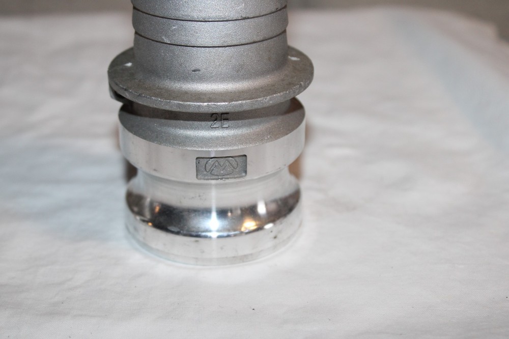 NOS 4 Aluminum Fire Hose Couplers Inserts for 2" Hose