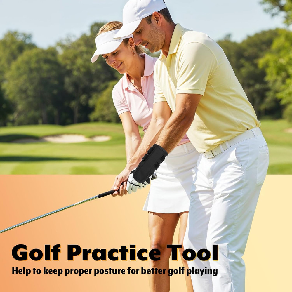 Golf Wrist Brace for Swing Alignment - Training Aid for Beginners