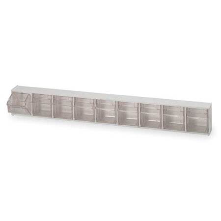 Quantum Storage Systems Qtb309iv Bins, 9 Tip Out, Ivory