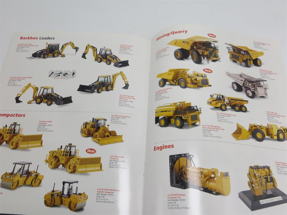 Norscot Catapillar 2007 Die-Cast Scale Model Replicas Catalog