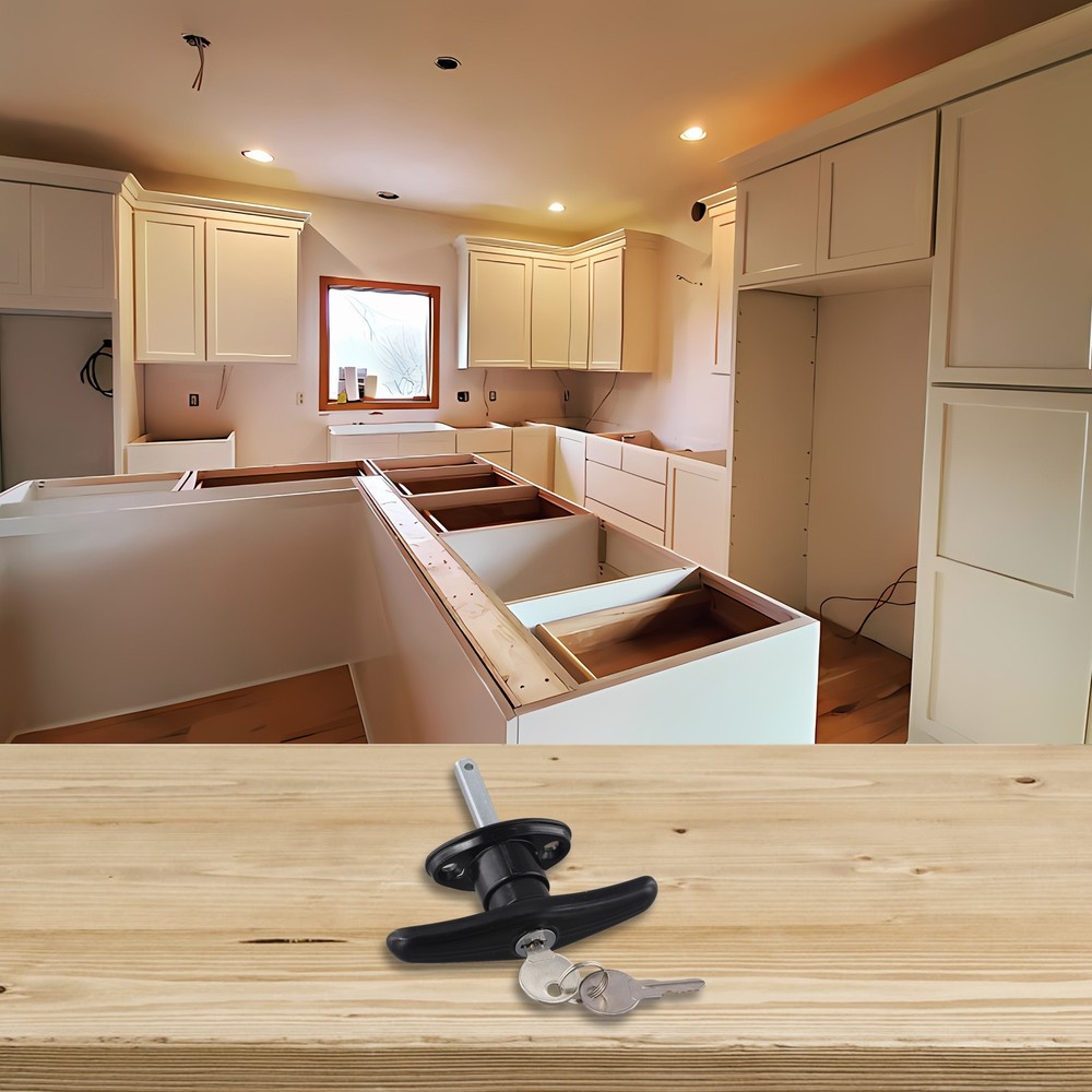 Garage T Handle Lock for Shed Security Designed with Moisture Resistance