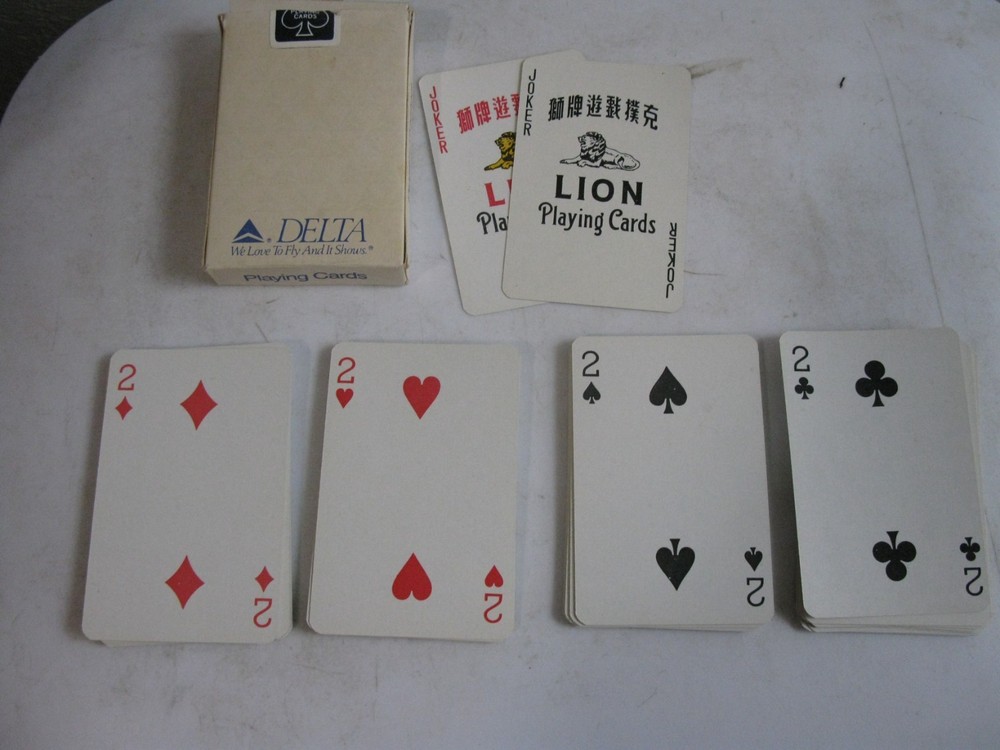 Delta Airlines Playing Card deck complete