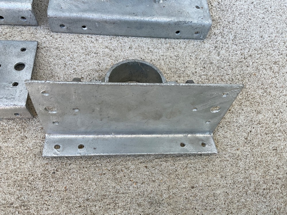 (10) 1-5/8 Chain Link Fence Post Adapter Brackets
