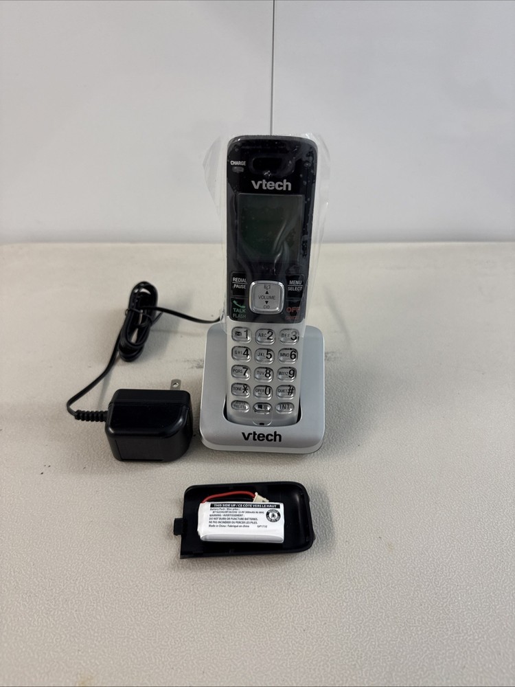 VTech Accessory Cordless Handset, Silver/Black | CS6719-2