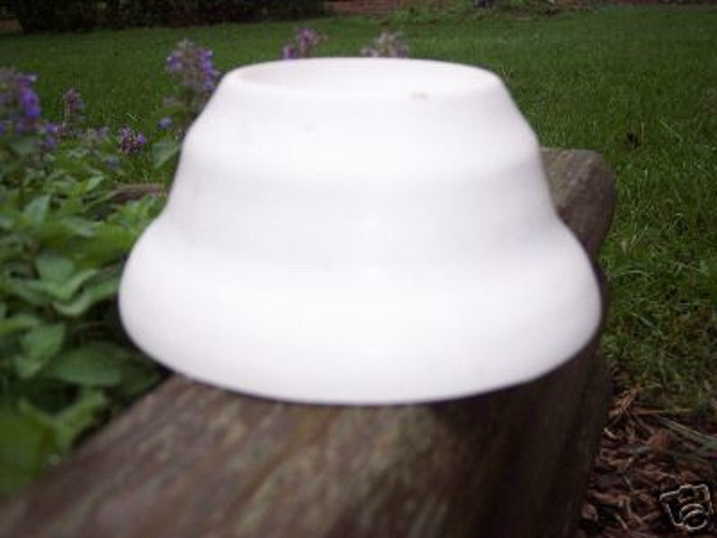 Mini birdbath riser stand mold plaster concrete casting 6" W x 3.5"H