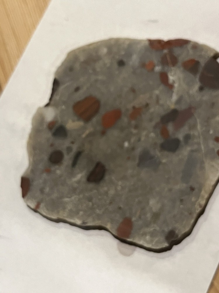 PUDDINGSTONE JASPER ROCK PUDDING STONE DISPLAY RAW CAB SLAB JEWELRY AGATE QUARTZ