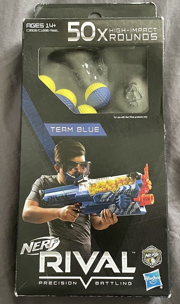 Hasbro Nerf Rival High Impact Rounds Team Blue Precision Battling