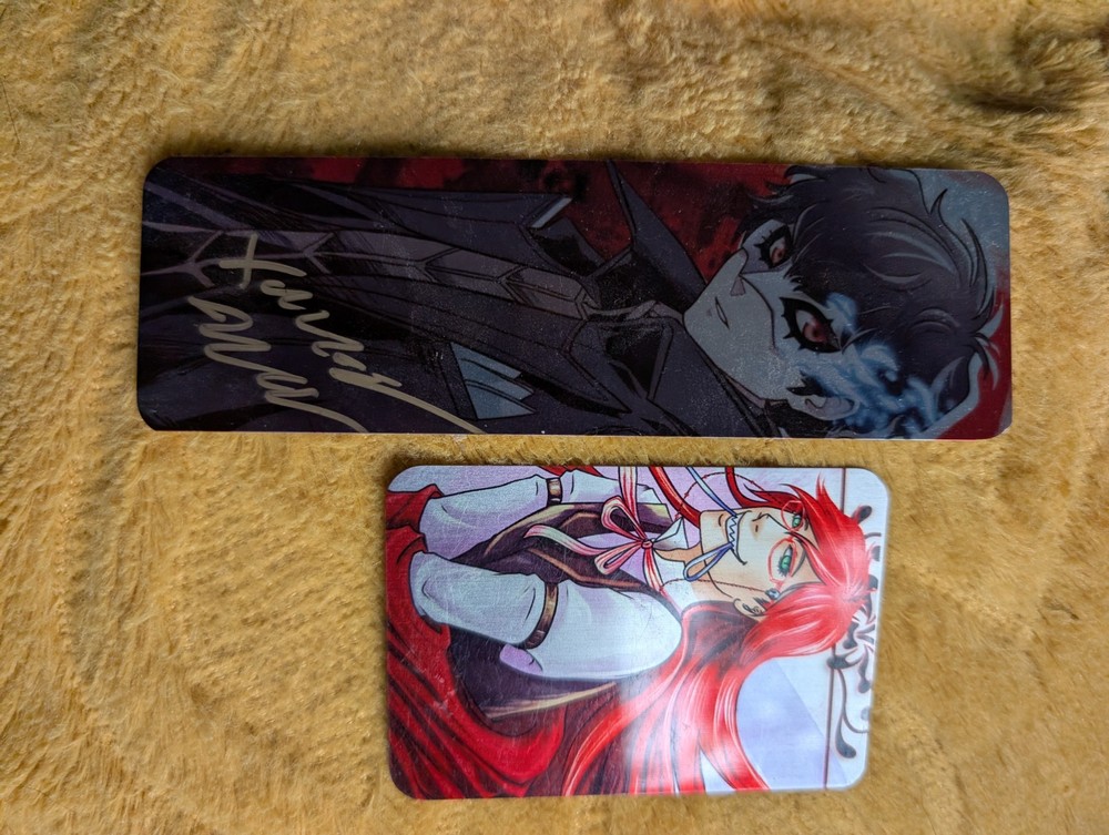 Xander mobus bookmark With Signature