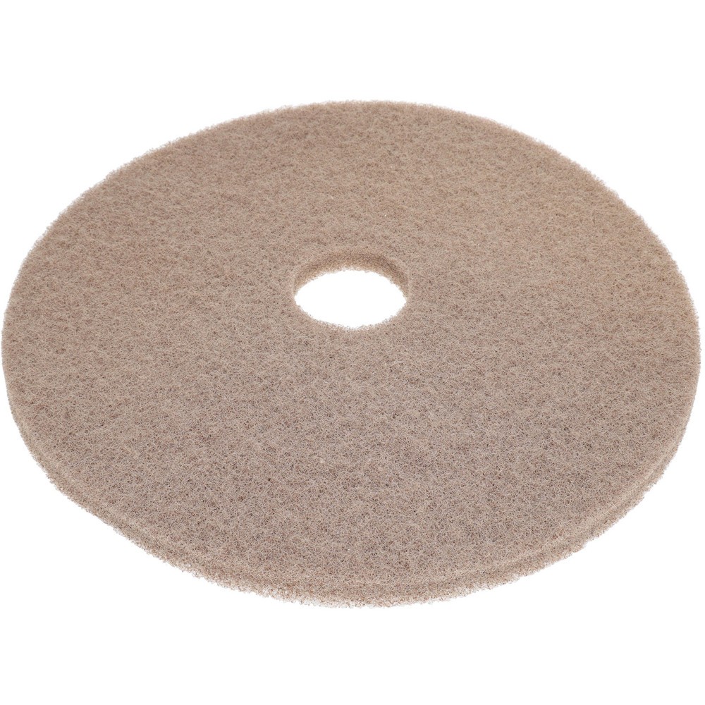 PRO SOURCE Cleaning/Buffing Floor Machine Pads: 5 Pack, Tan Fine Poly, 19" Diam