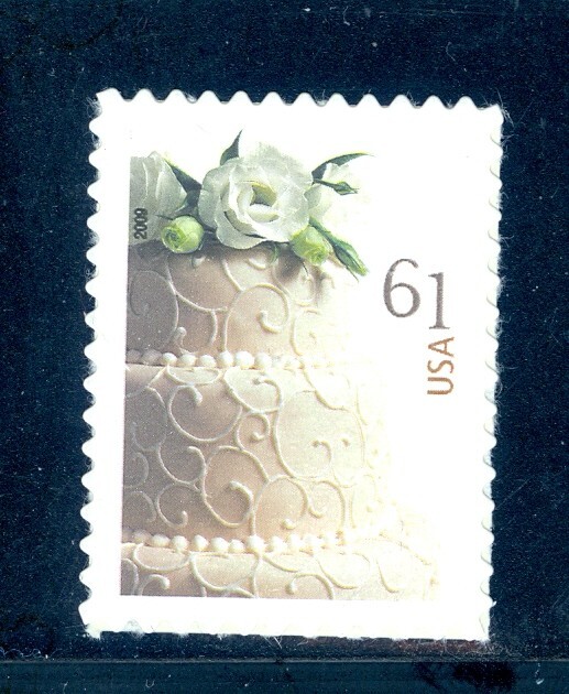 US 4398 Wedding Cake, 61c Single, XF Mint NH