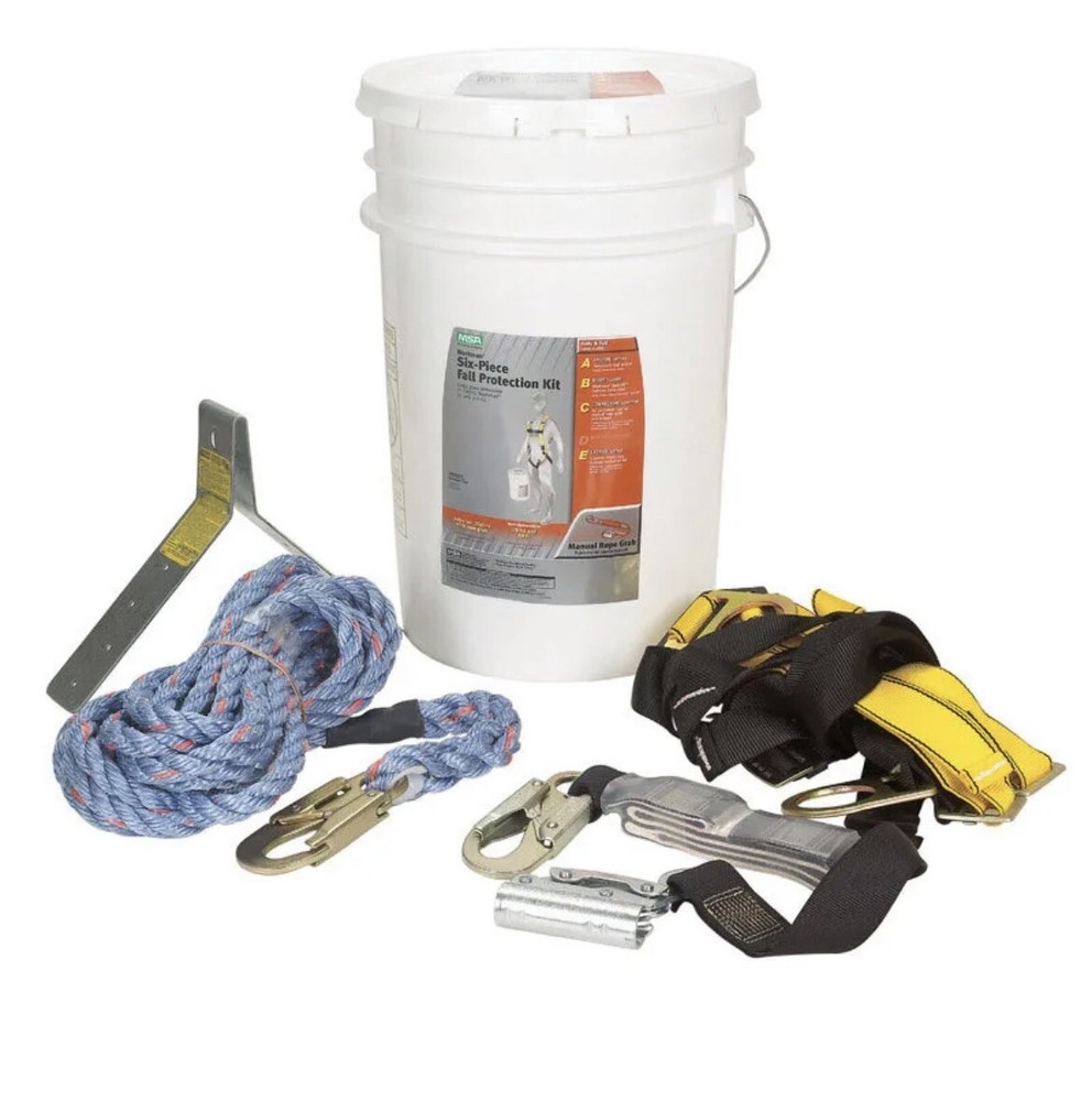 SAFETY WORKS 6-PIECE FALL PROTECTION KIT- 10095901
