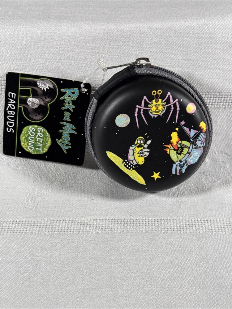Rick and Morty Headphone with Zip Case